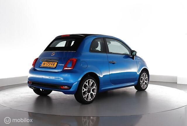 Occasion Fiat 500C Sport 69 PK (50 kW) 2021 Blauw Cabriolet