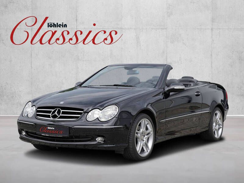 Zwart Gebruikt 2007 Mercedes CLK200 Cabriolet | € 13.490 (Eerlijke prijs) - Afbeelding 1/4