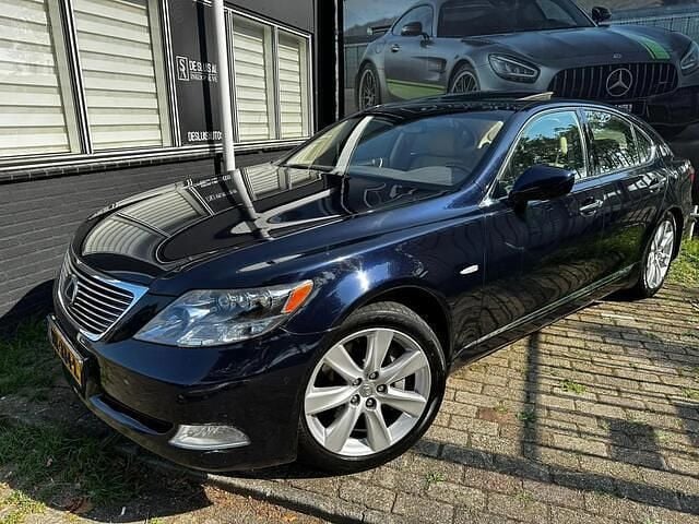Blauw (metallic) Occasion 2008 Lexus LS600h President Line Sedan | € 9.195 - Afbeelding 1/4