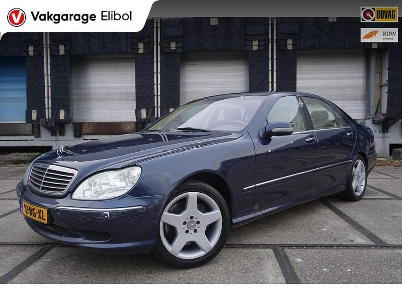 Blauw Occasion 2000 Mercedes S55 AMG AMG Sedan | € 14.995 - Afbeelding 1/4