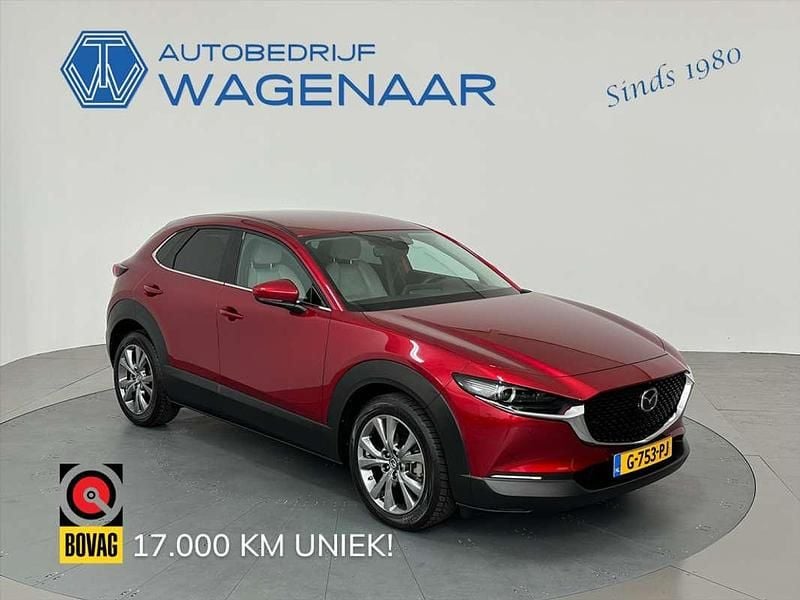Rood (metallic) Occasion 2019 Mazda CX-30 Luxury SUV | € 23.888 (Eerlijke prijs) - Afbeelding 1/4
