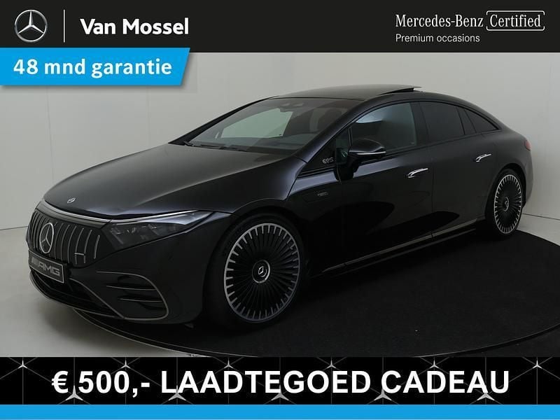 Zwart Gebruikt 2022 Mercedes EQS 53 AMG Premium Plus Sedan | € 89.945 - Afbeelding 1/4