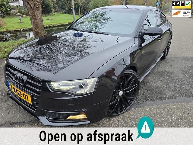 Zwart (metallic) Occasion 2013 Audi A5 Sportback S-Line Hatchback | € 9.999 (Goede deal) - Afbeelding 1/4