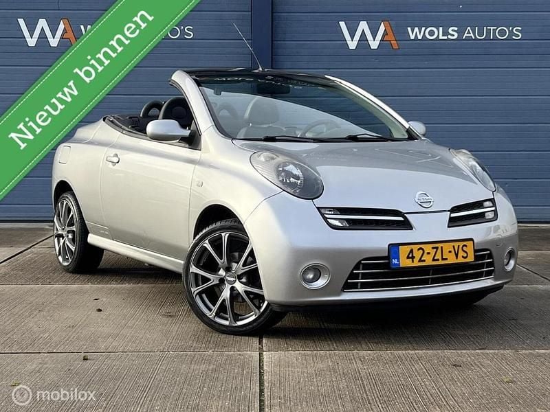 Grijs Occasion 2009 Nissan Micra Tekna+ Cabriolet | € 5.840 (Duur) - Afbeelding 1/4