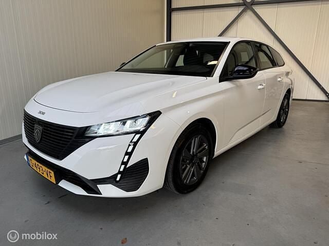 Wit Gebruikt 2023 Peugeot 308 SW Business-Line Stationwagen | € 19.500 (Duur) - Afbeelding 1/4