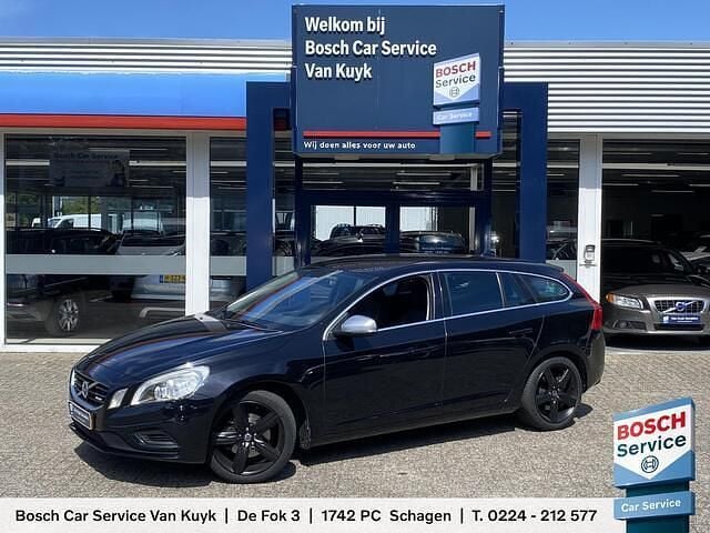 Zwart Gebruikt 2013 Volvo V60 R-Design Stationwagen | € 11.950 (Duur) - Afbeelding 1/4