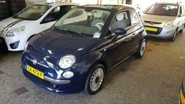 Blauw Gebruikt 2011 Fiat 500C Cabriolet | € 8.250 (Eerlijke prijs) - Afbeelding 1/4