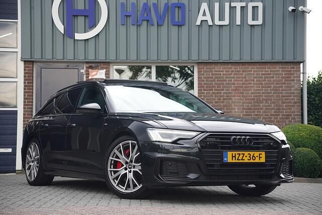 Grijs Gebruikt 2021 Audi A6 Competition Stationwagen | € 39.950 (Super prijs) - Afbeelding 1/4