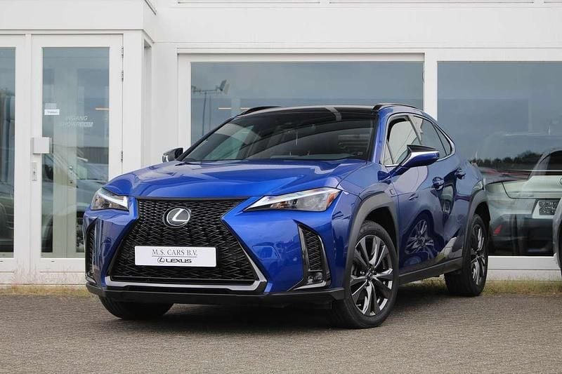 Blauw, metallic lak Gebruikt 2023 Lexus UX Sport Design Packet SUV | € 36.240 - Afbeelding 1/4