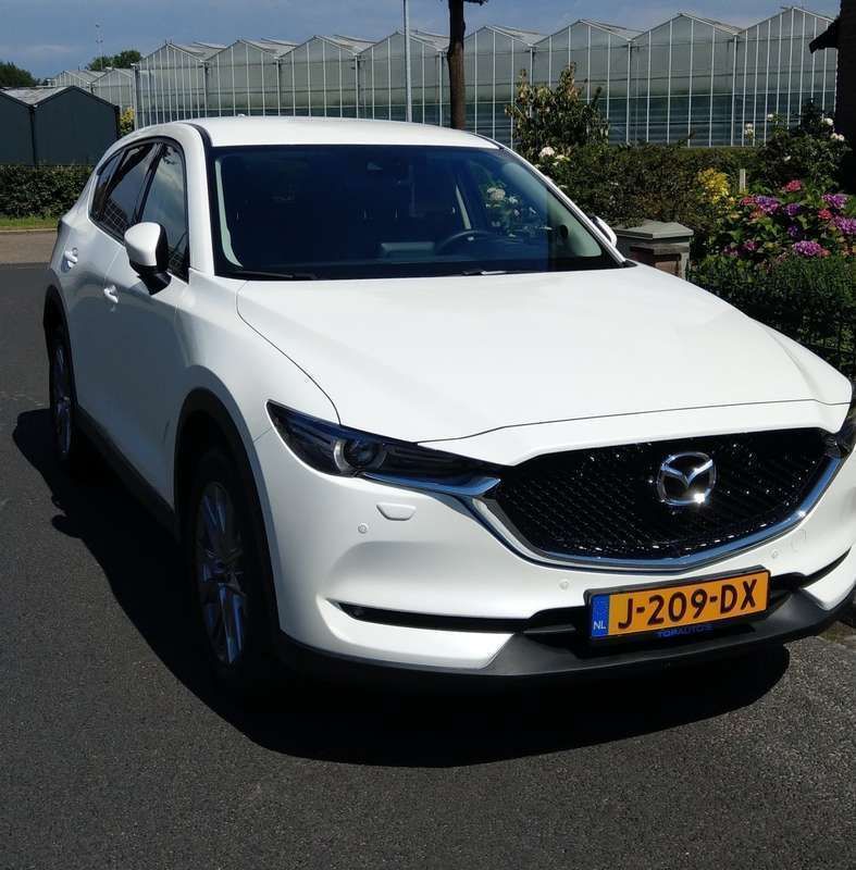 Wit Gebruikt 2019 Mazda CX-5 Luxury SUV | € 26.250 (Eerlijke prijs) - Afbeelding 1/4