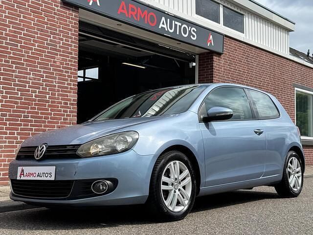Occasion VW Golf VI Highline 122 PK (89 kW) 2009 Blauw Hatchback
