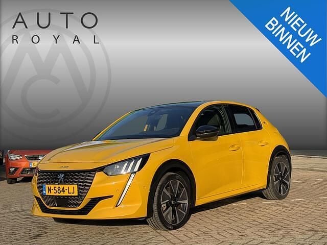 Geel Occasion 2021 Peugeot e-208 GT Hatchback | € 14.995 (Goede deal) - Afbeelding 1/4