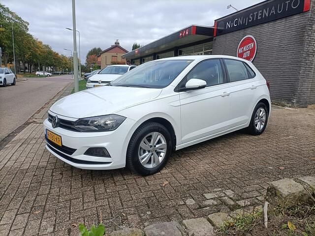 Wit Gebruikt 2019 VW Polo Comfortline Hatchback | € 13.350 (Eerlijke prijs) - Afbeelding 1/4