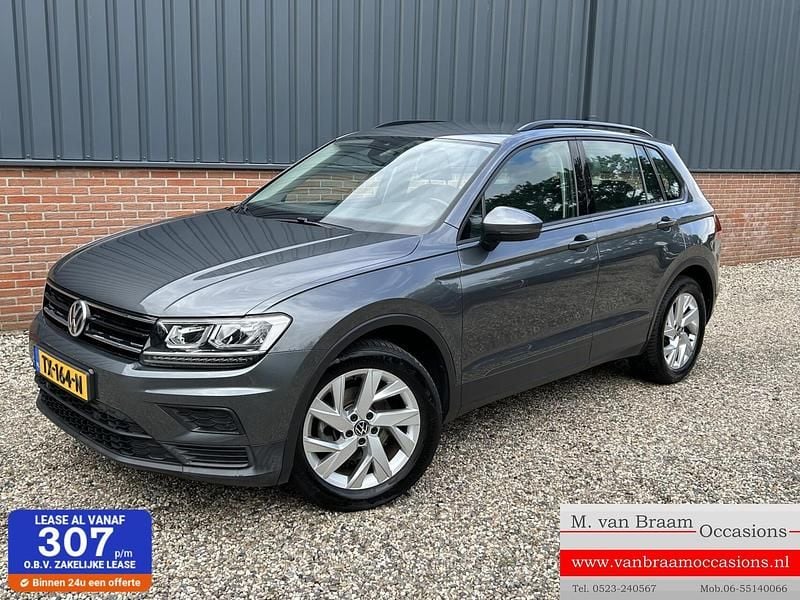 Grijs Gebruikt 2018 VW Tiguan Comfortline SUV | € 18.945 (Eerlijke prijs) - Afbeelding 1/4