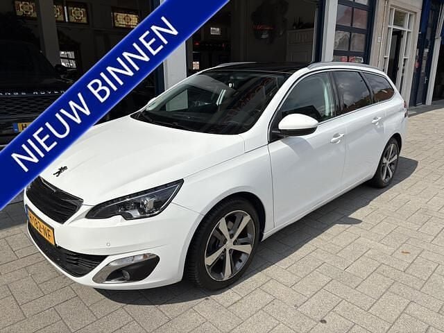 Wit Gebruikt 2016 Peugeot 308 SW GT-line Stationwagen | € 5.899 (Super prijs) - Afbeelding 1/4