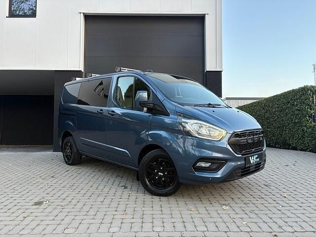 Blauw Gebruikt 2021 Ford Transit Custom Limited Van | € 24.950 - Afbeelding 1/4