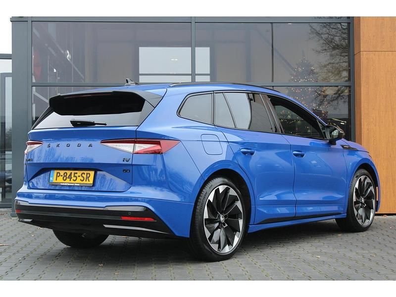 Occasion Skoda Enyaq iV SportLine 132 kW (180 PK) 2022 Blauw SUV