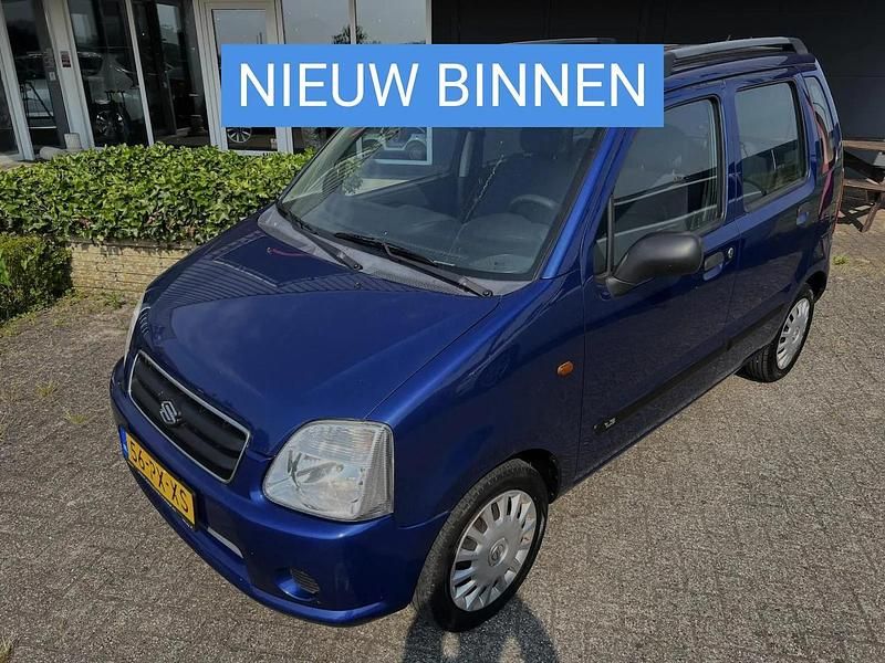Blauw (metallic) Occasion 2005 Suzuki Wagon R+ GLX MPV | € 1.945 (Iets duurder) - Afbeelding 1/4
