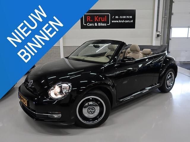 Zwart Gebruikt 2016 VW Beetle Design Cabriolet | € 19.495 (Eerlijke prijs) - Afbeelding 1/4