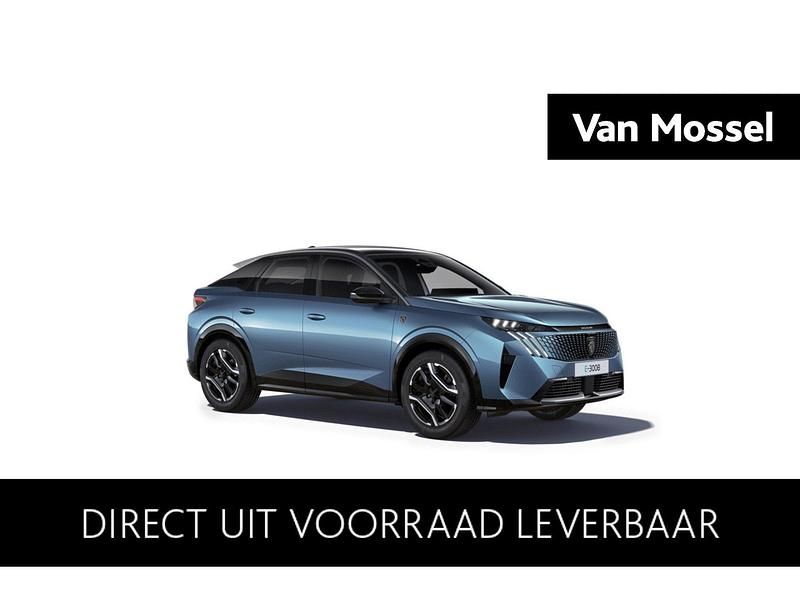 Zwart Nieuw 2025 Peugeot e-3008 GTi SUV | € 51.890 (Eerlijke prijs) - Afbeelding 1/3