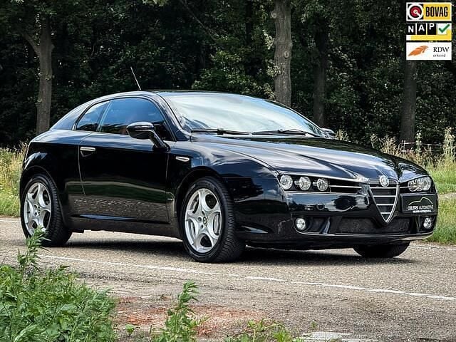 Zwart, metallic lak Gebruikt 2009 Alfa Romeo Brera Exclusive Coupé | € 17.899 - Afbeelding 1/4