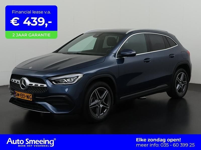 Blauw Gebruikt 2022 Mercedes GLA250 AMG line SUV | € 34.895 (Super prijs) - Afbeelding 1/4