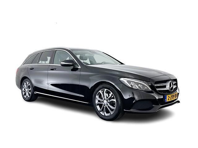 Zwart Gebruikt 2015 Mercedes C180 Ambition Stationwagen | € 10.945 (Eerlijke prijs) - Afbeelding 1/4