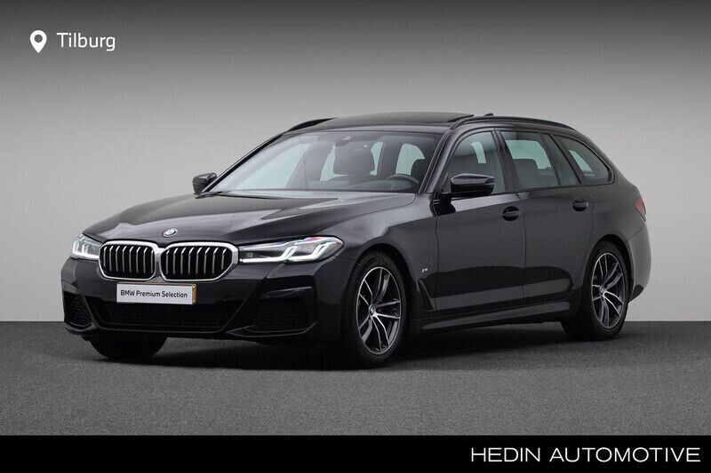 Zwart Gebruikt 2021 BMW 520 Executive Stationwagen | € 42.880 (Iets duurder) - Afbeelding 1/4