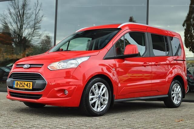 Rood Gebruikt 2015 Ford Tourneo Connect Titanium MPV | € 13.900 (Goede deal) - Afbeelding 1/4