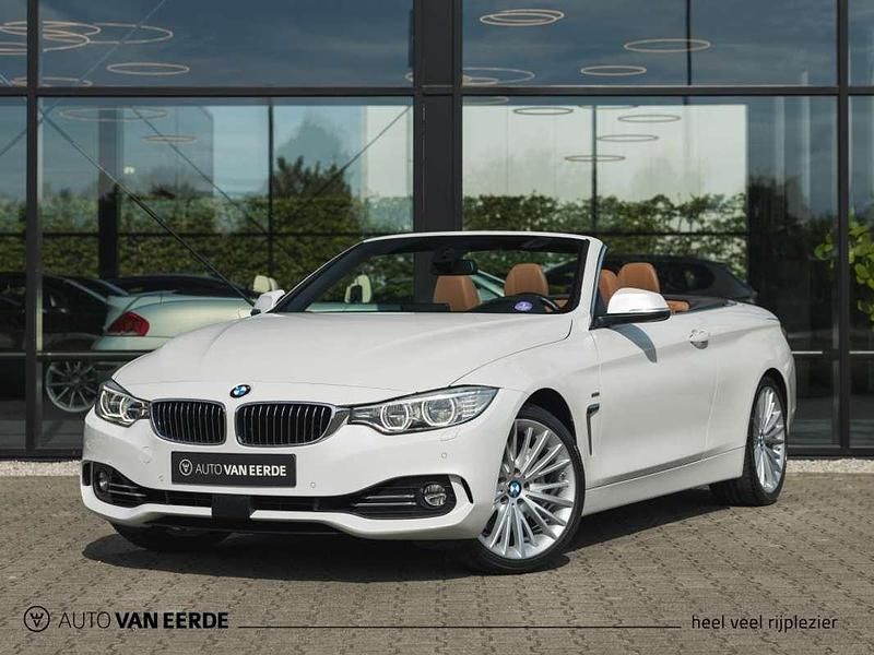 Wit Gebruikt 2014 BMW 435 Luxury Line Cabriolet | € 27.950 (Eerlijke prijs) - Afbeelding 1/4