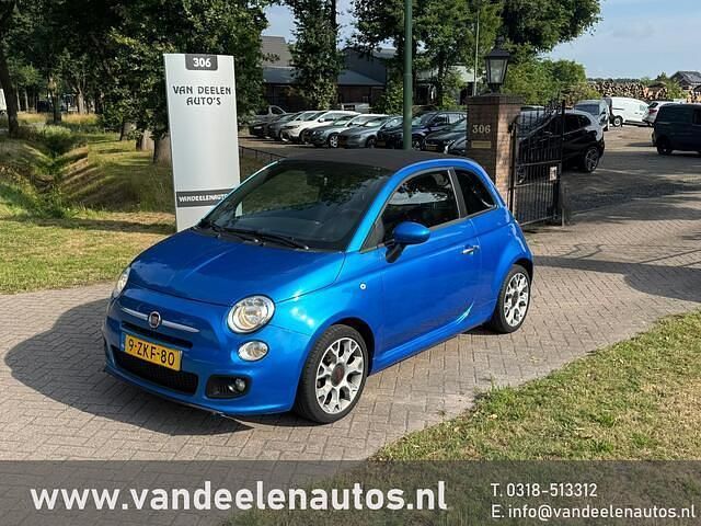 Blauw Gebruikt 2014 Fiat 500C Cabriolet | € 8.500 (Eerlijke prijs) - Afbeelding 1/4