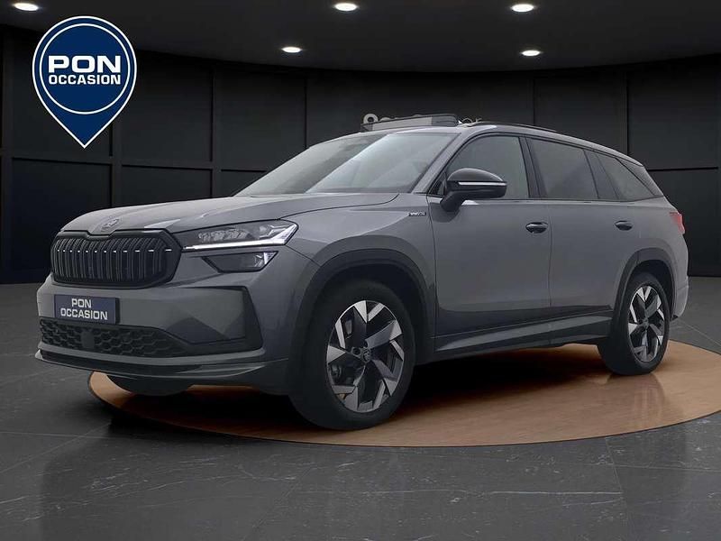 Grijs Occasion 2025 Skoda Kodiaq SportLine SUV | € 51.850 (Eerlijke prijs) - Afbeelding 1/3