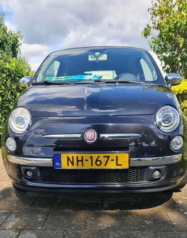 Zwart Gebruikt 2012 Fiat 500 Pop Hatchback | € 3.950 (Goede deal) - Afbeelding 1/4