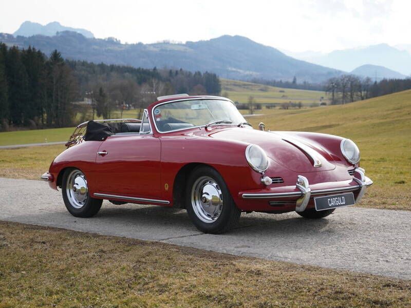 Rood Gebruikt 1962 Porsche 356 Cabriolet | € 189.500 - Afbeelding 1/4