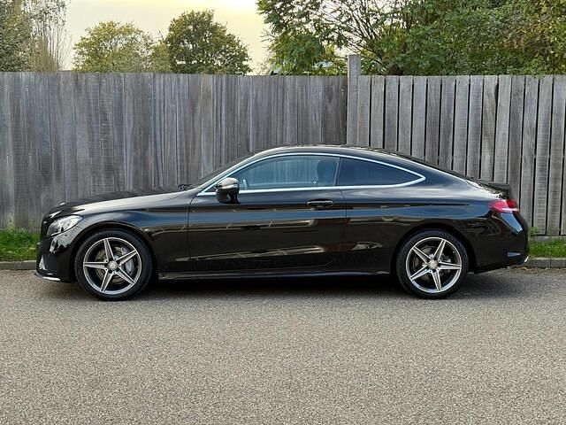 Occasion Mercedes C180 AMG 156 PK (114 kW) 2015 Zwart Coupé