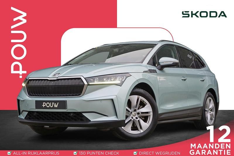 Grijs Gebruikt 2021 Skoda Enyaq iV SUV | € 21.450 (Goede deal) - Afbeelding 1/4