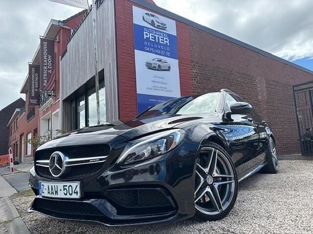 Zwart Gebruikt 2018 Mercedes C63 AMG AMG Stationwagen | € 37.975 - Afbeelding 1/4