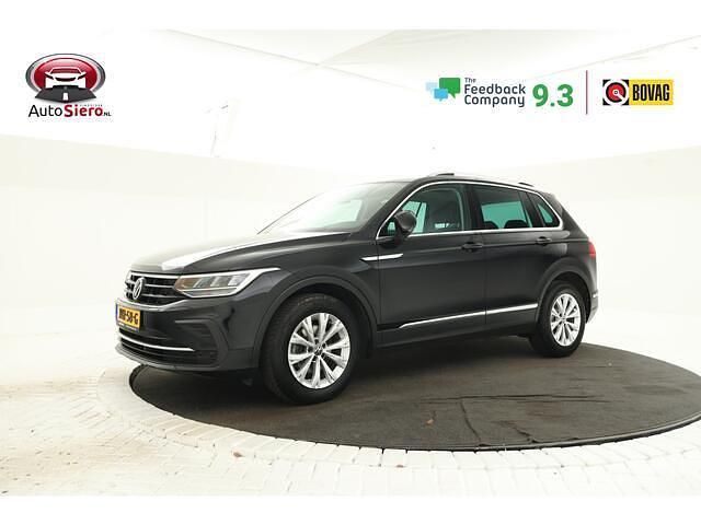 Zwart Occasion 2021 VW Tiguan Elegance SUV | € 27.999 (Eerlijke prijs) - Afbeelding 1/4