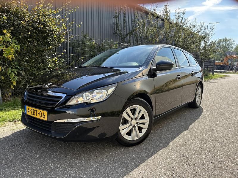 Zwart Occasion 2014 Peugeot 308 Active Stationwagen | € 5.650 (Eerlijke prijs) - Afbeelding 1/4