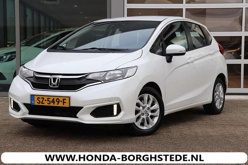 Wit Gebruikt 2018 Honda Jazz Comfort Hatchback | € 15.500 (Eerlijke prijs) - Afbeelding 1/4