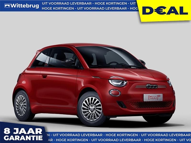 Rood Nieuw 2025 Fiat 500e Red Hatchback | € 21.888 (Super prijs) - Afbeelding 1/4