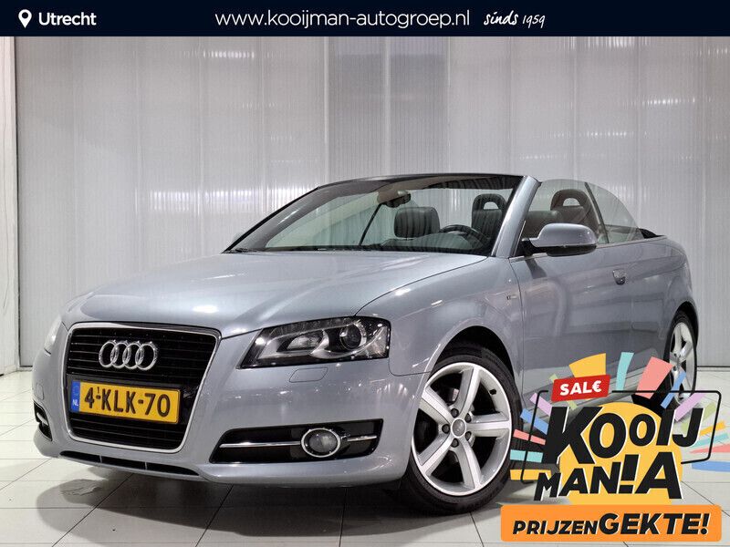 Grijs Gebruikt 2013 Audi A3 Cabriolet Sport Cabriolet | € 10.844 - Afbeelding 1/4