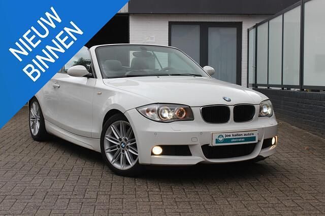 Wit Gebruikt 2009 BMW 118 Cabriolet Executive Cabriolet | € 10.690 (Eerlijke prijs) - Afbeelding 1/4