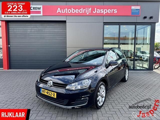 Zwart Gebruikt 2016 VW Golf VII Highline Hatchback | € 13.750 (Iets duurder) - Afbeelding 1/4