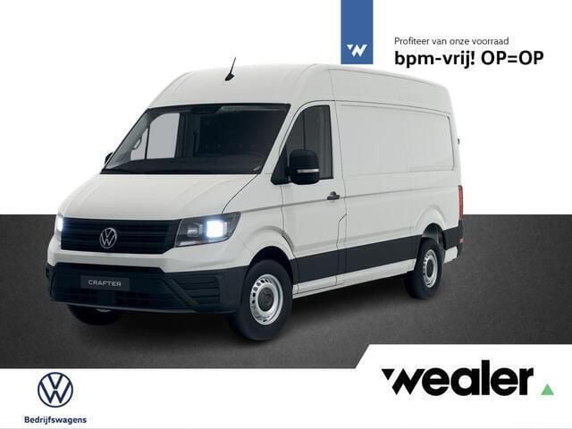 Wit Nieuw 2024 VW Crafter Highline Van | € 47.413 (Eerlijke prijs) - Afbeelding 1/4
