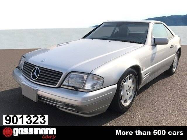Zilversilber Gebruikt 1996 Mercedes SL320 Cabriolet | € 27.251 - Afbeelding 1/4