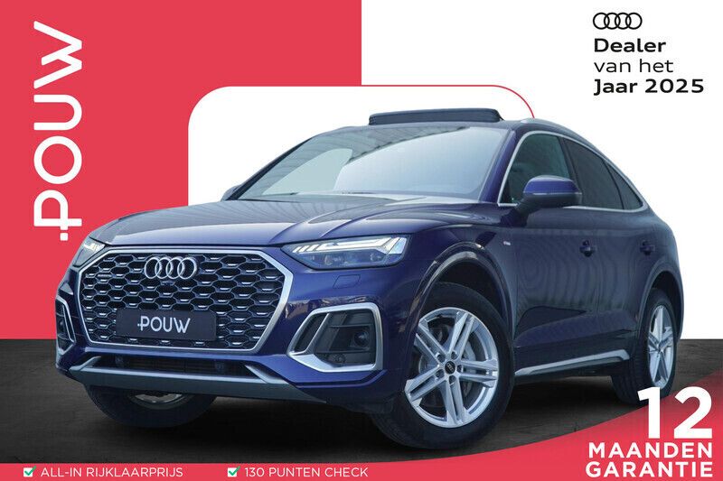 Blauw Gebruikt 2021 Audi Q5 Sportback S-Line SUV | € 43.400 (Iets duurder) - Afbeelding 1/4