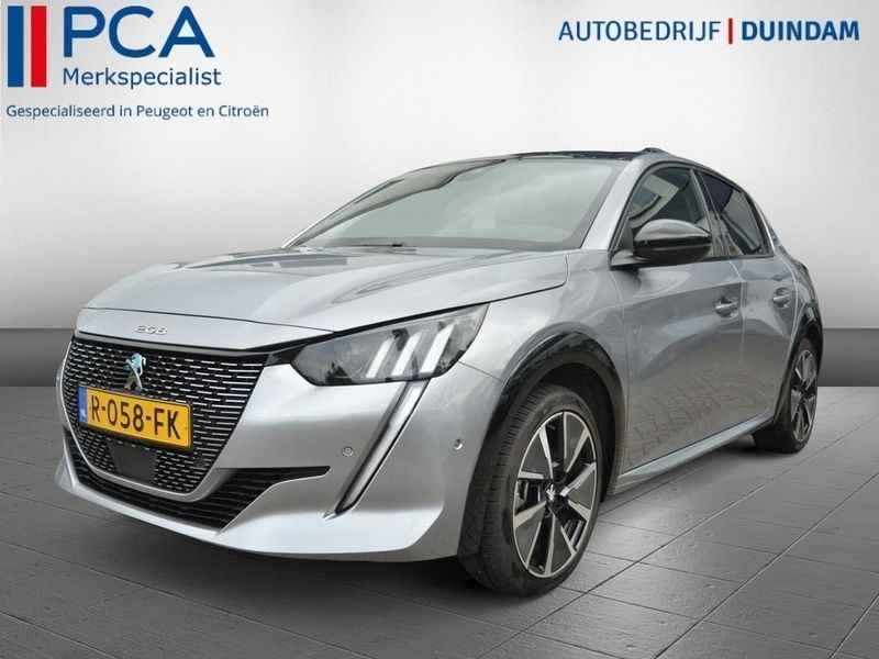 Grijs Gebruikt 2021 Peugeot e-208 GT Hatchback | € 19.450 (Iets duurder) - Afbeelding 1/4
