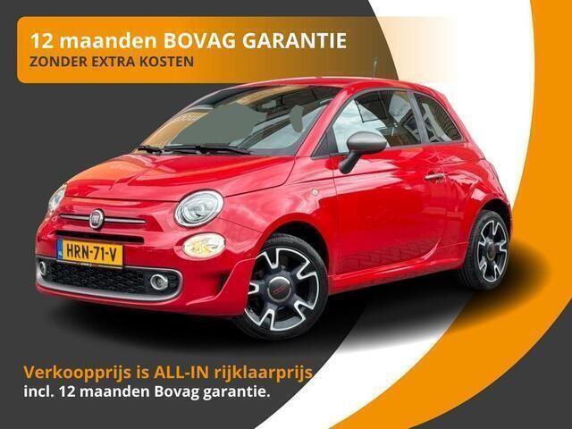 Rood Gebruikt 2018 Fiat 500S Connect Hatchback | € 10.850 (Eerlijke prijs) - Afbeelding 1/3
