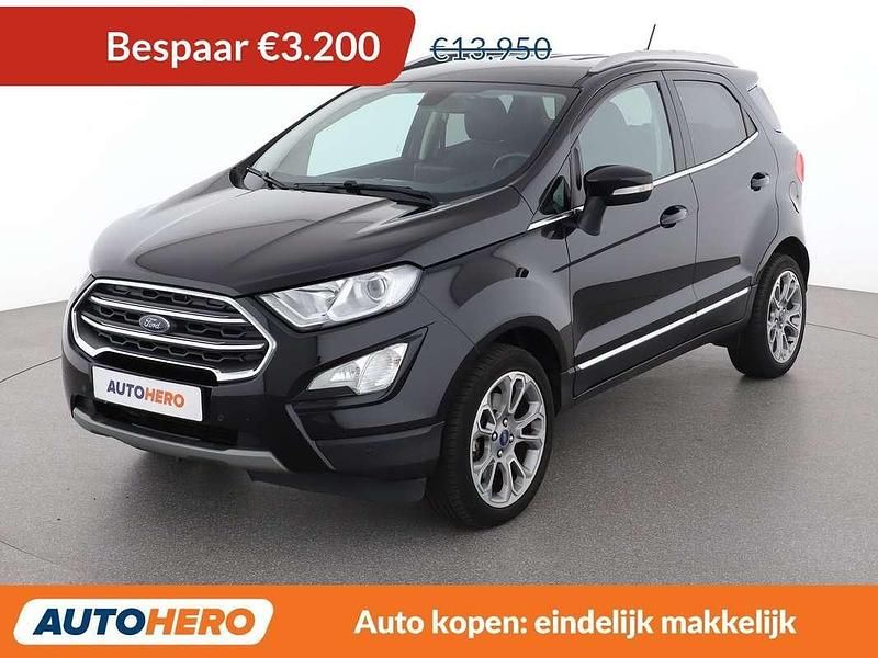 Zwart Occasion 2019 Ford Ecosport Titanium SUV | € 10.949 (Super prijs) - Afbeelding 1/3